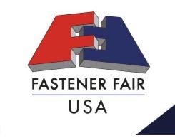 Fastener Fair USA April 11-12 2018 Huntington Convention Center in Cleveland, Ohio